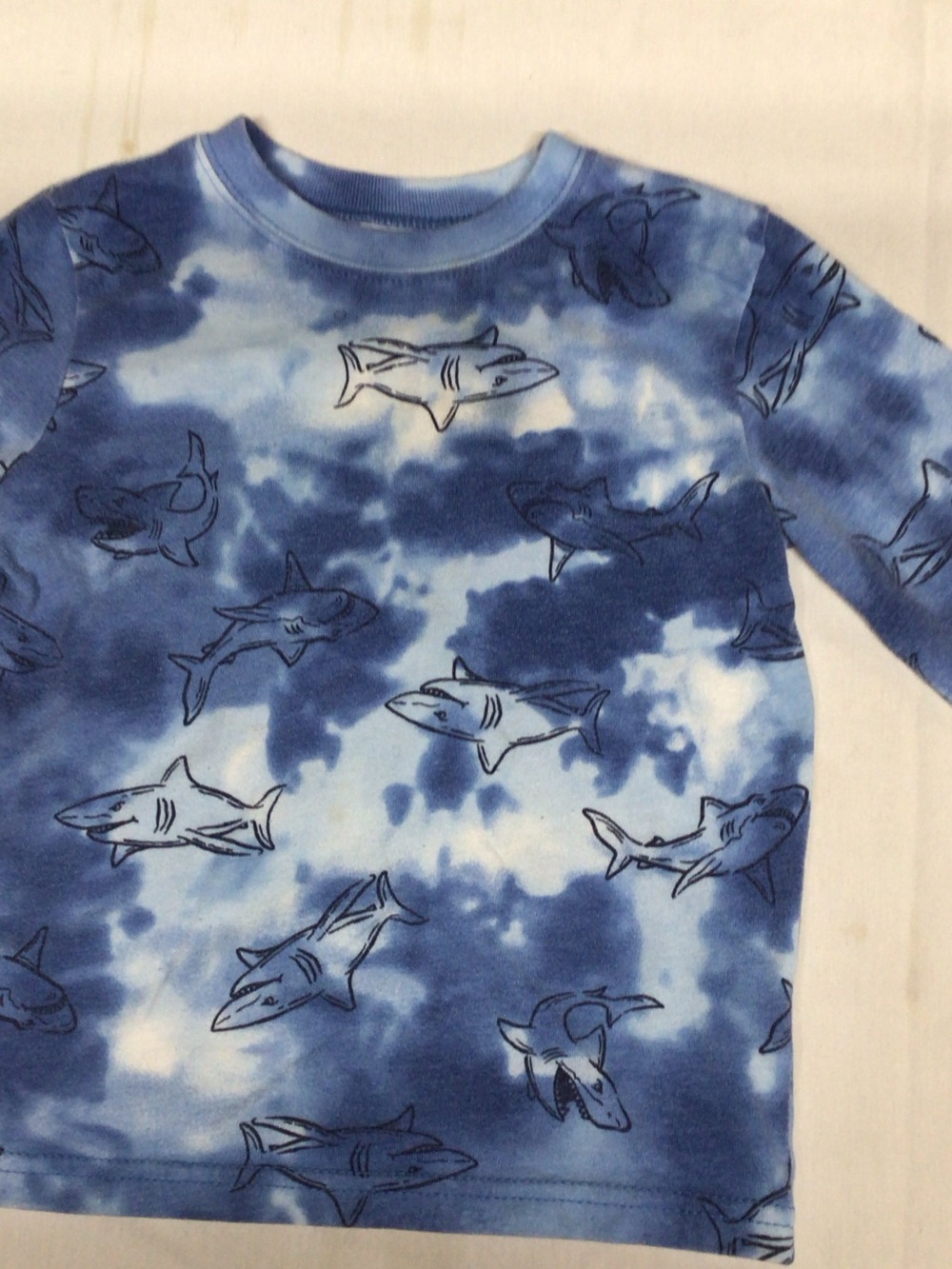 Garanimals Blue Tie-Dye Long Sleeve Shirt